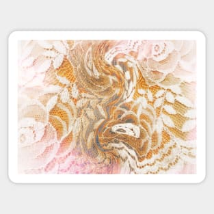 Delicate swirled lace Sticker